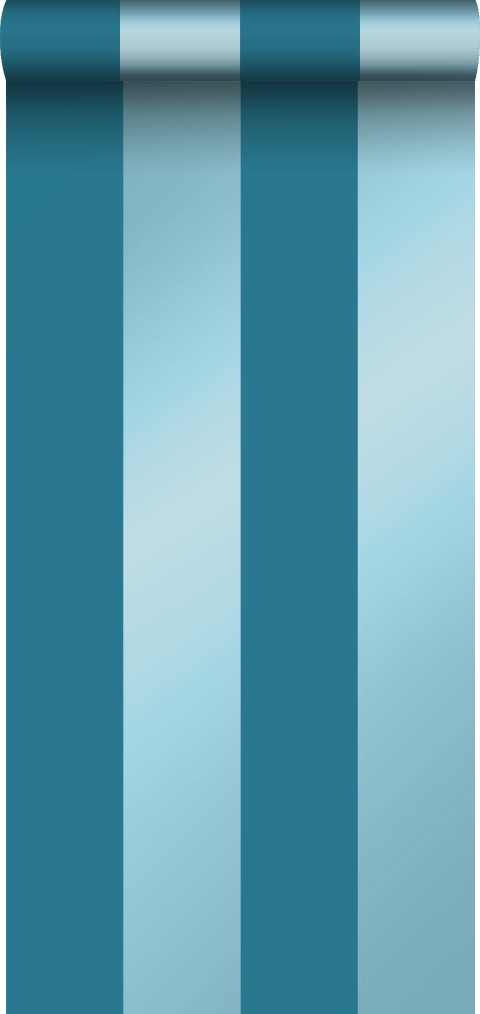Tapeta paski petrol blue - 53 cm x 10.05 m - ORIGIN