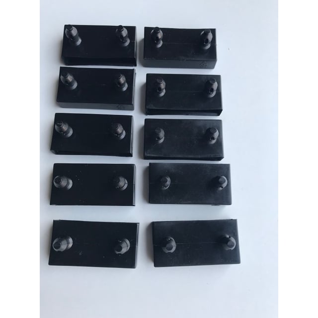 lot de 10 embouts pour lattes 60mm avec tétons a clipser SCM Créations