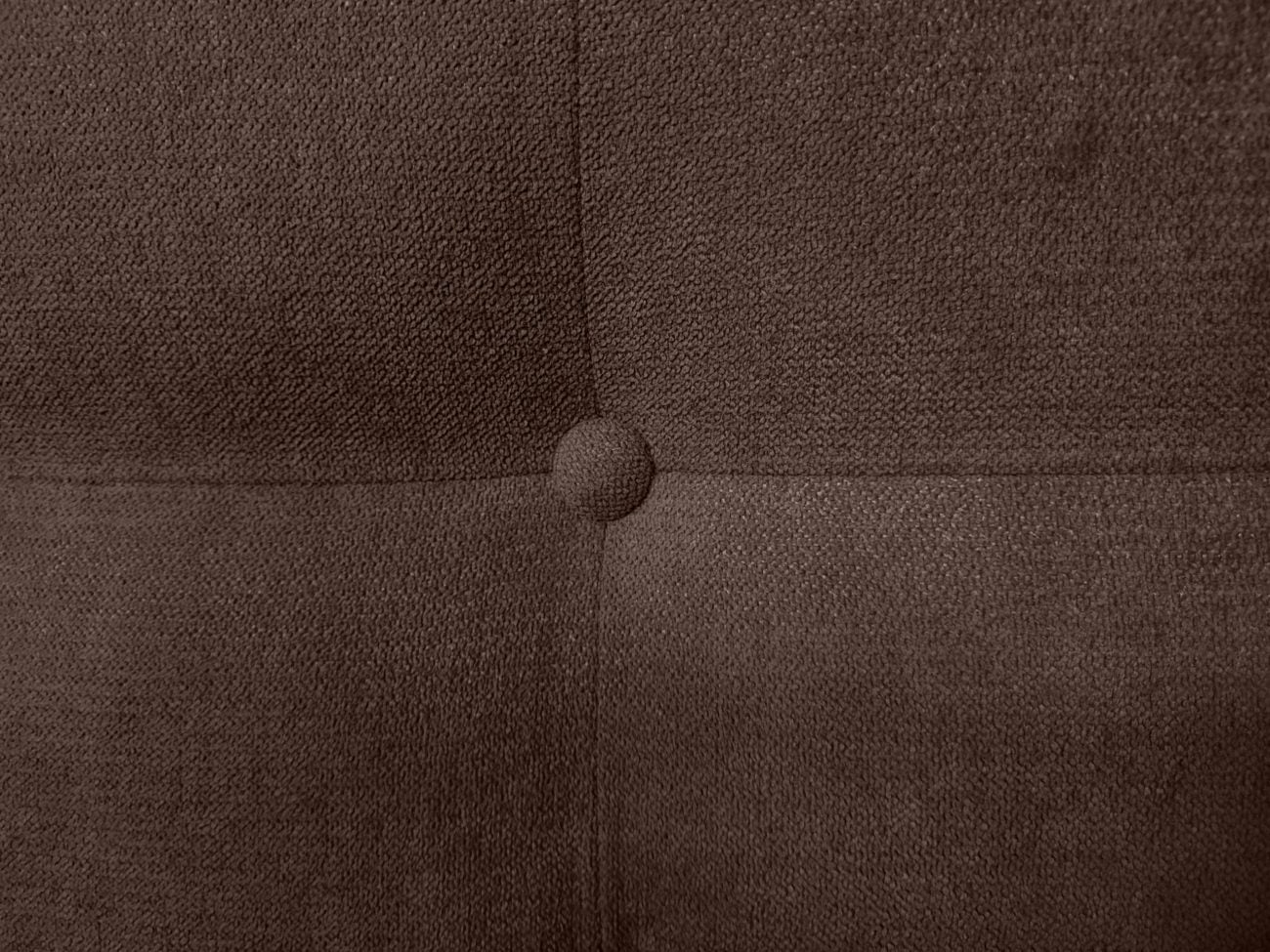 DECORQUALITY Cabecero Cama TEXAS BUTTON DELUXE Cabezal Tapizado en tejido Antimanchas Marrón 120*70 CM - 3