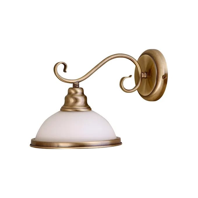 Kinkiet klasyczny Elisett brąz 1xE27x60W metal wym:13x20,5x32cm IP20 Rabalux