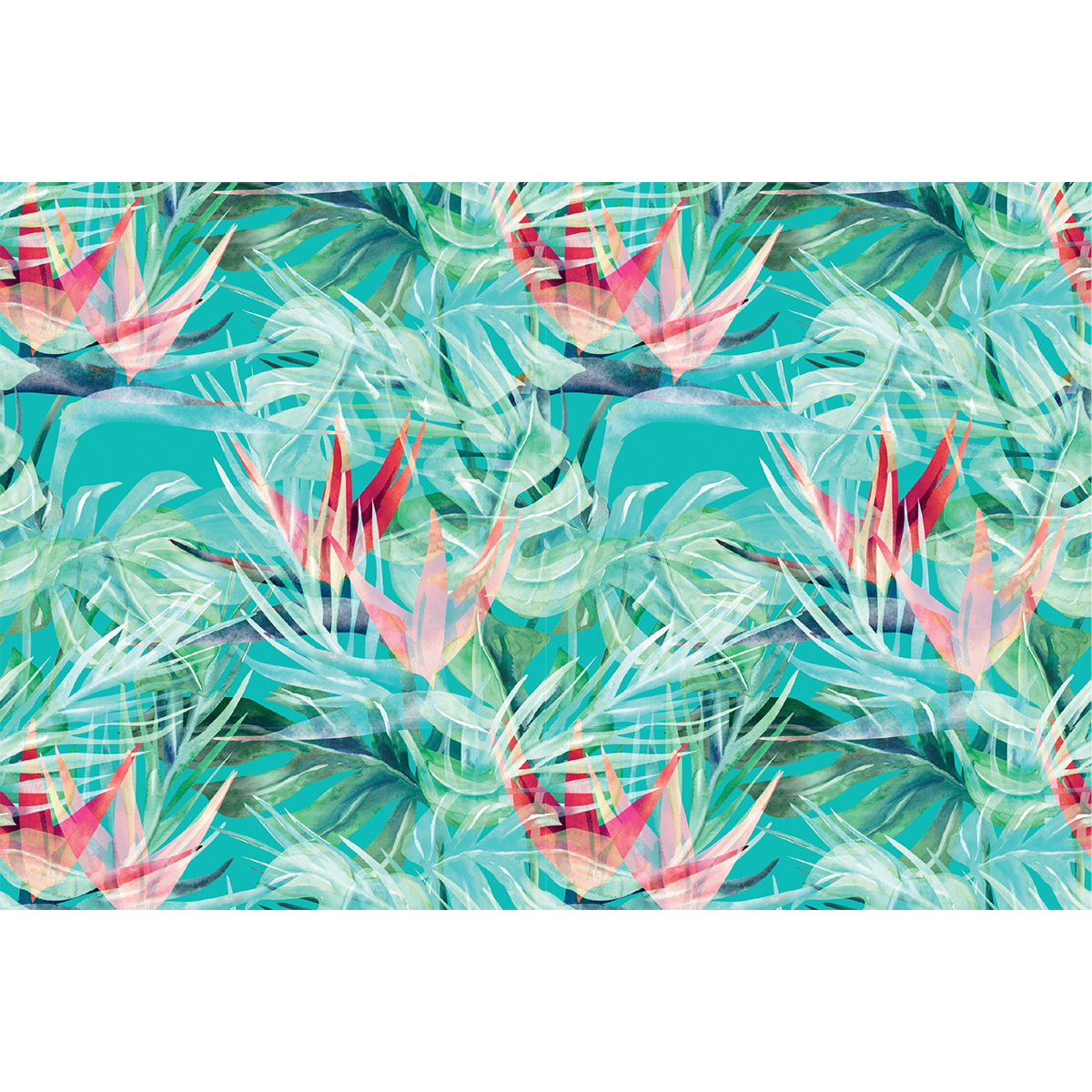 Adesivo mobili tropicale Punaauia - Sticker adesivo - adesivi murali - 40x60cm - 2