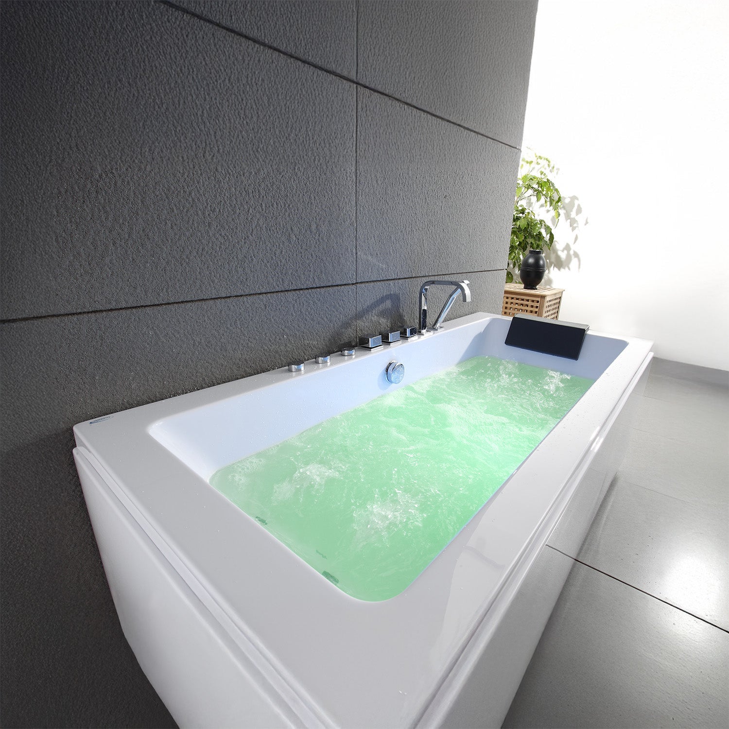 Baignoire Balnéo Sikinos Jets 170 x78 x60 cm, by SPALINA - 5