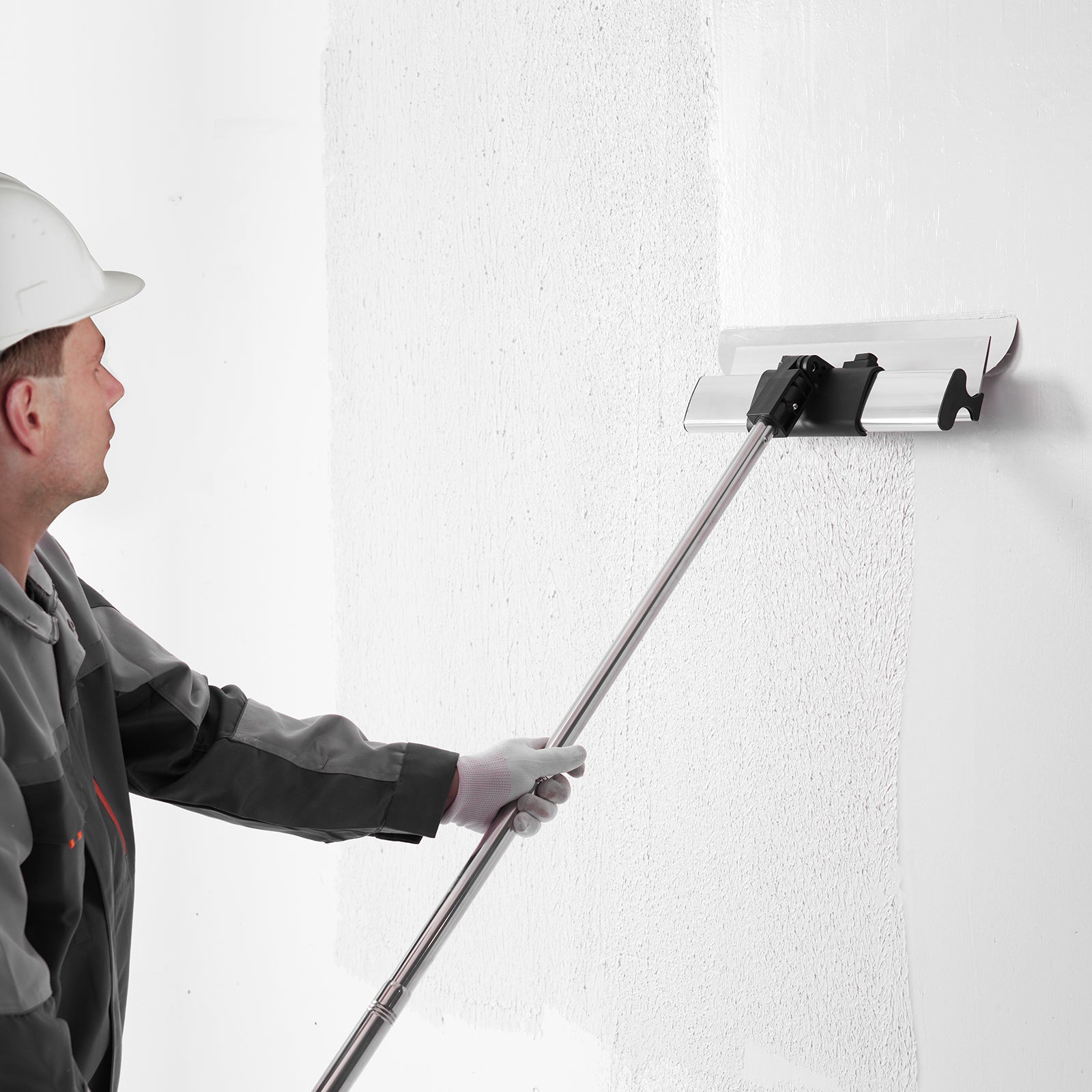 Kit de cuchillas para paredes secas,VEVOR cuchillas 254/406/610/813/1016 mm,mango de extensión 862-2072 mm,para placas de yeso laminado - 8