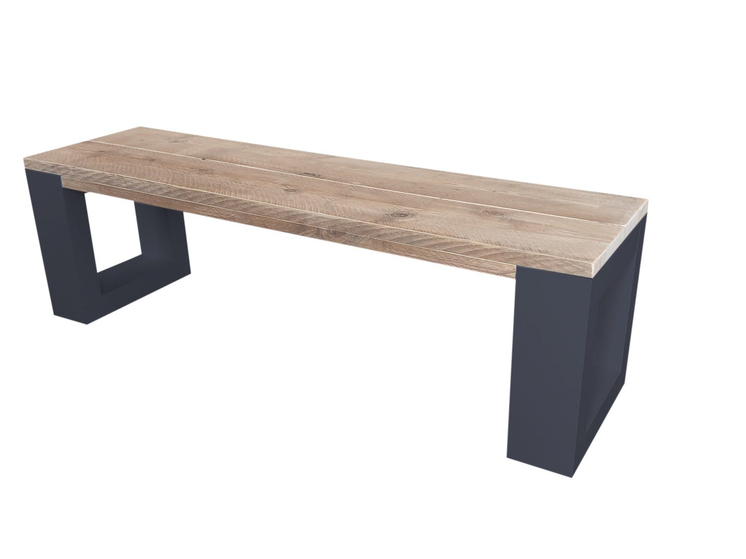 En Bench Wood4you - Banc New Orleans 140 cm Anthracite banc exterieur - banc ...
