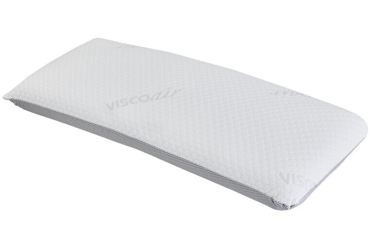 Almohada viscoair 70cm funda extraíble hipoalergénico reversible verano-invierno viscoelástico visco air factory colchón