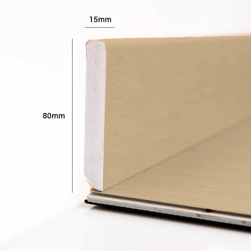 Arquiservi | Rodapié poliestileno PVC Roble Dromedario. 30 Tiras ...