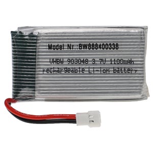 Batterie Rechargeable 3,7V 2600mAh - Avec Connecteur XH2.54/2P - Pour Jouets Électroniques, Lampes, Appareils Bluetooth