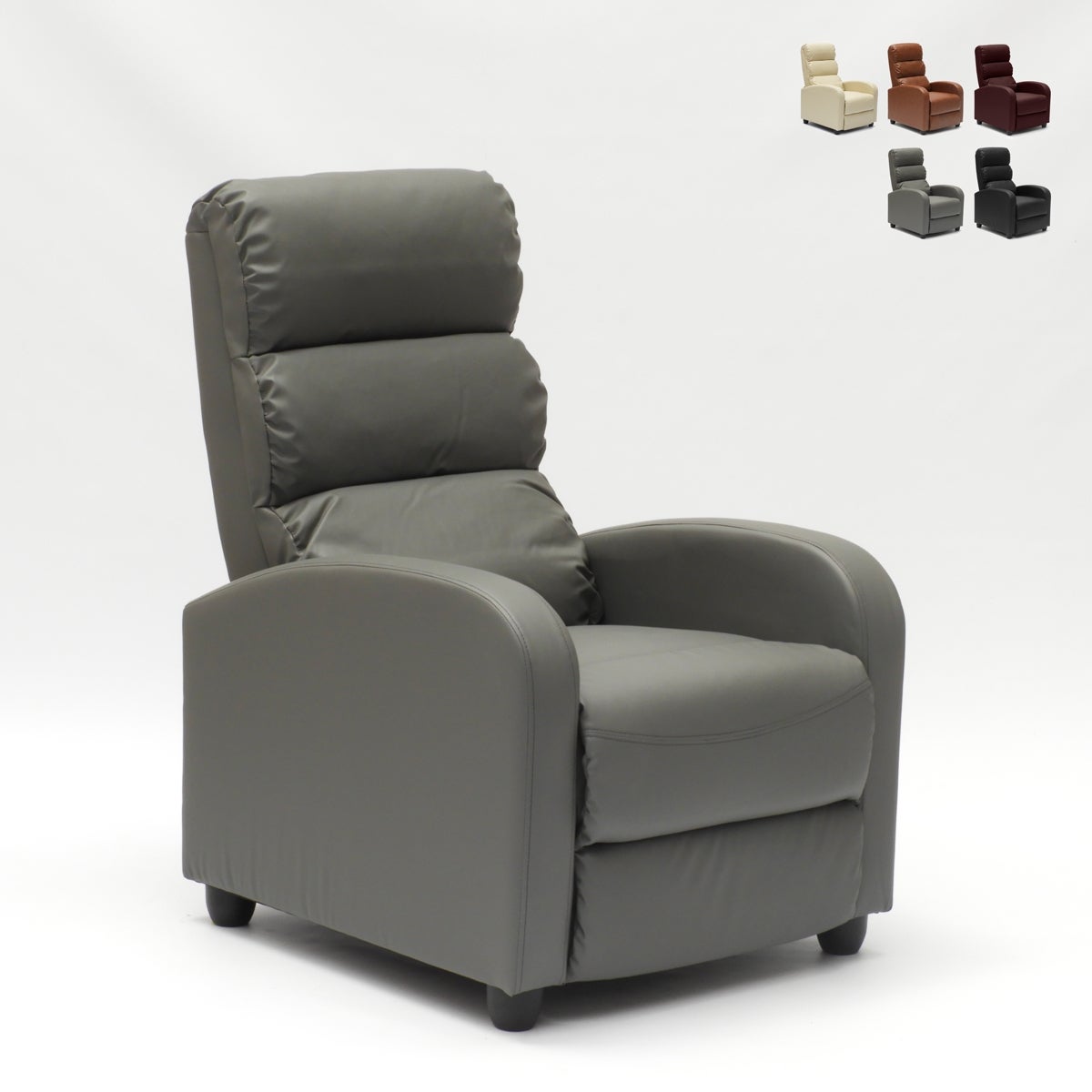 Fauteuil inclinable Crème Similicuir