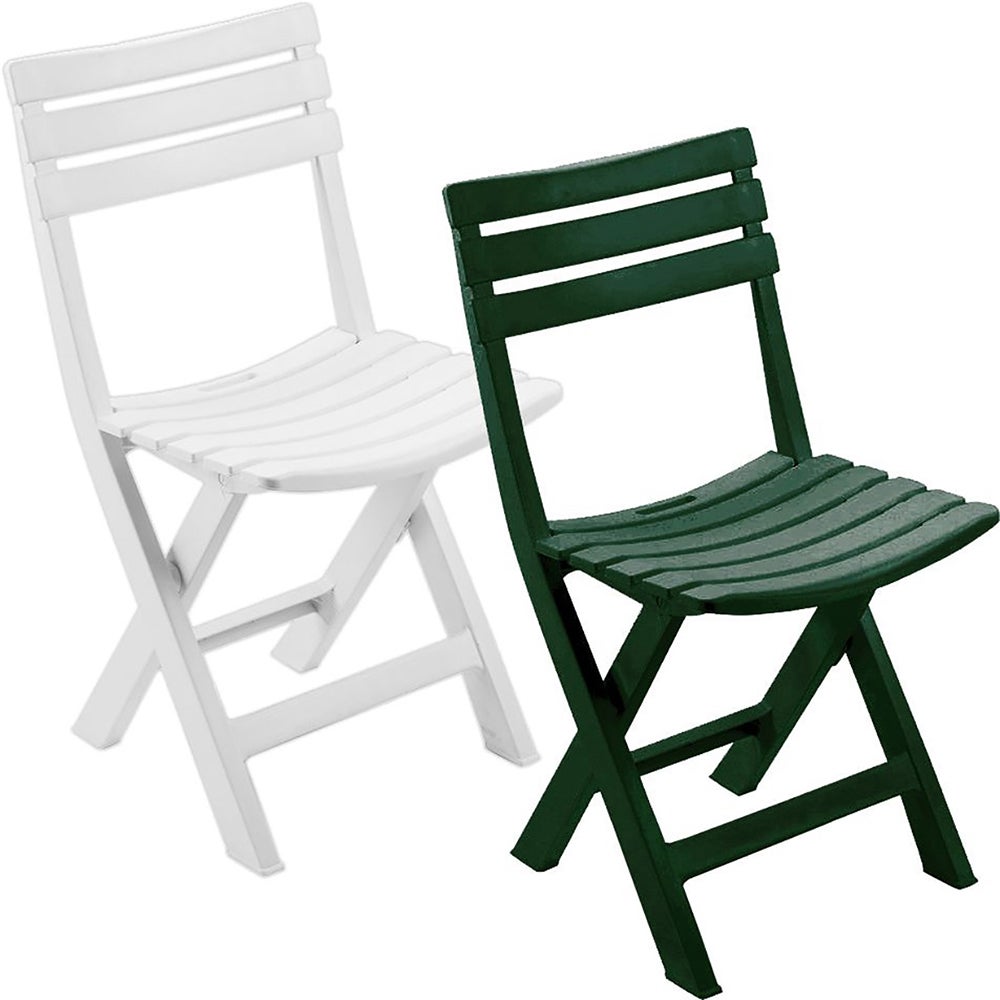 Sedia Da Giardino Pieghevole Progarden Birky - Verde | Resina Plastica | 44x41x78 Cm - Foto 4