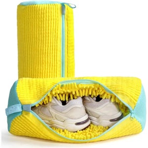 Lot De 2 Sacs De Lavage Pour Chaussures De Sport - Machine à Laver, Avec Cordon De Serrage