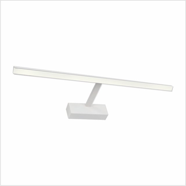 Kinkiet LED do oświetlania obrazów, luster, murali, 14W tradycyjny styl, ciepłe światło 3000K, SATIN WHITE, przegubowe. 60cm
