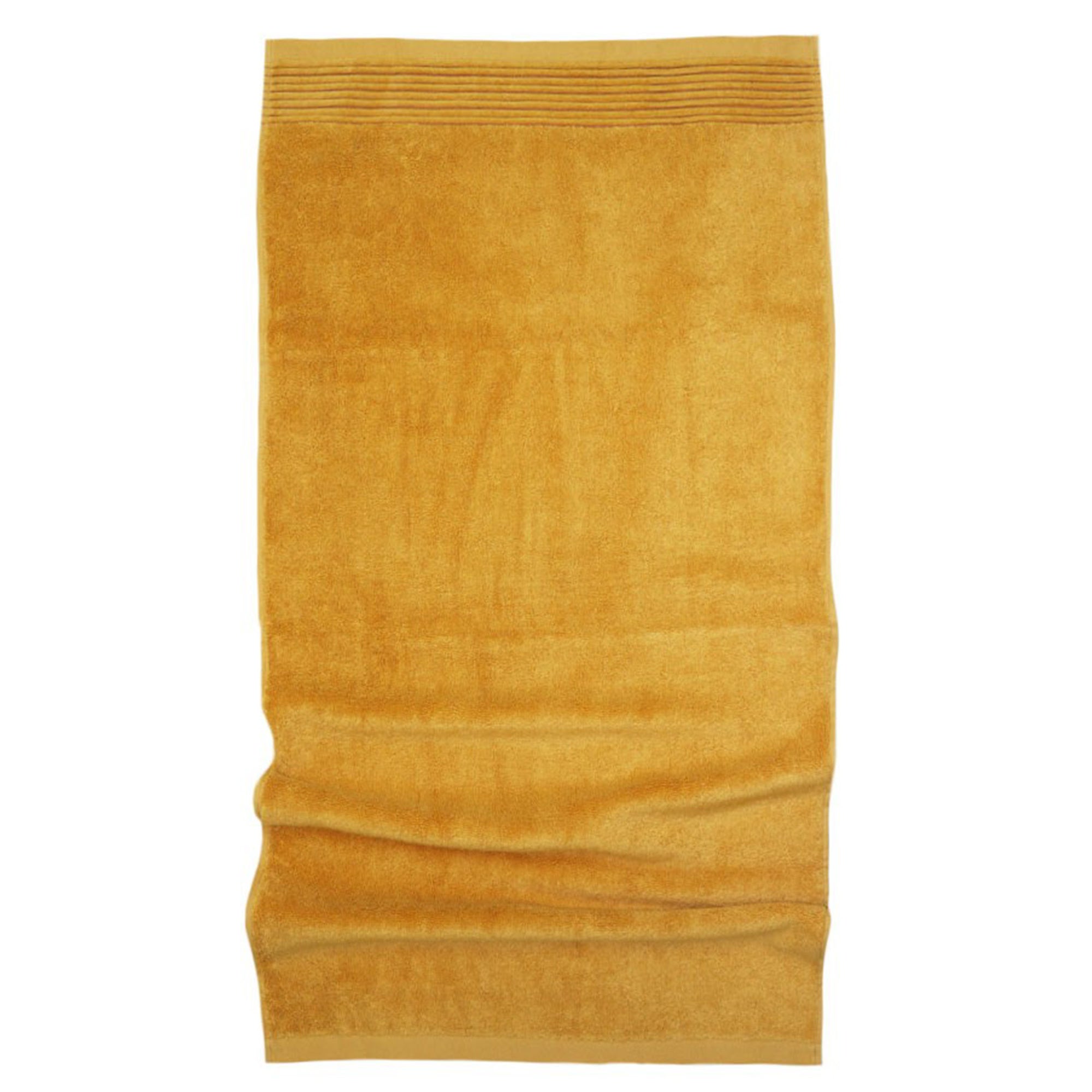Lot De 10 Serviettes De Bain 50x100 Cm En Coton - Qualité Hôtelière, Très Absorbantes, Douces, Lavables à Haute Température (couleur Jaune)