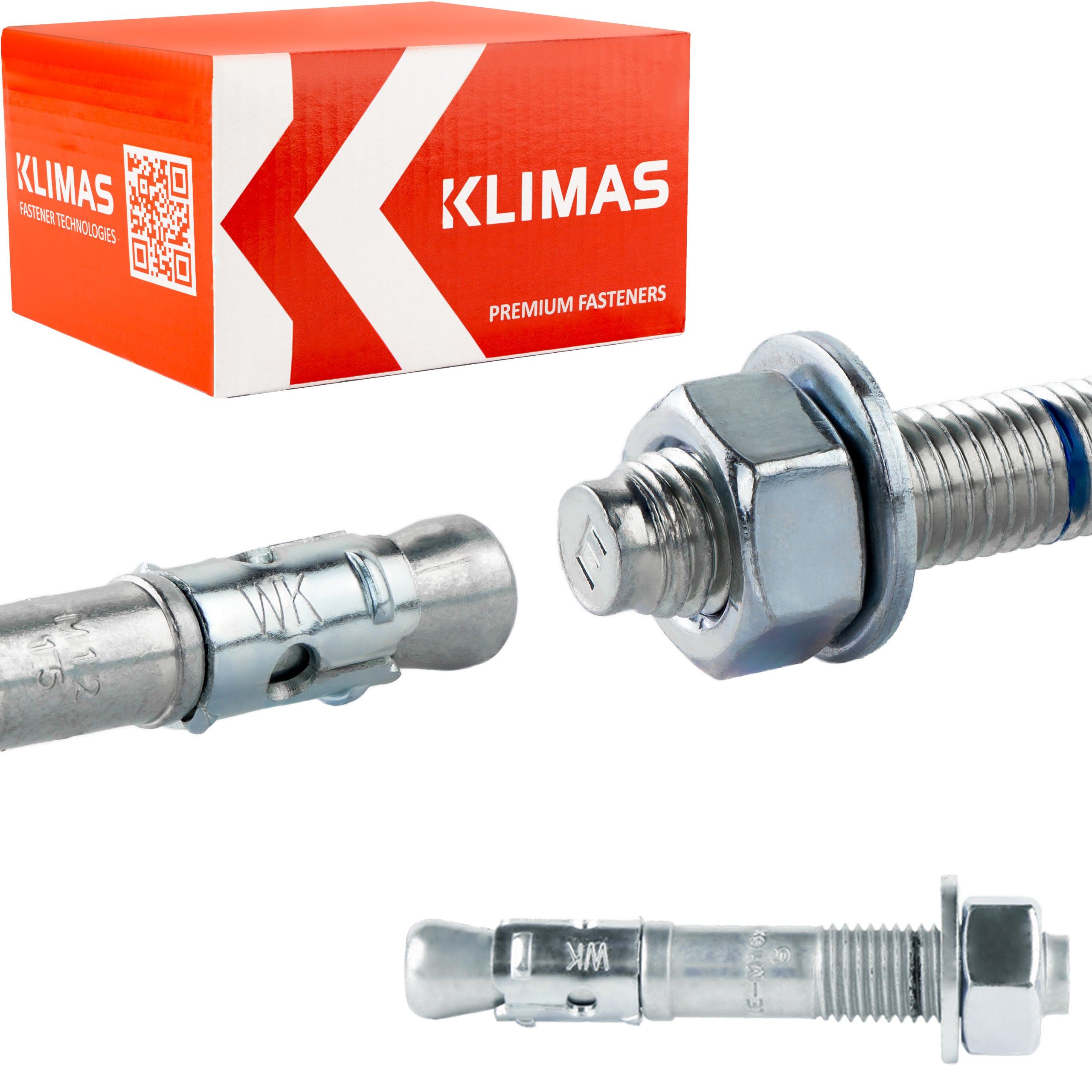 Kotwy mechaniczne do betonu Klimas LE-ZN 16x105 mm kotwy ekspresowe 25szt