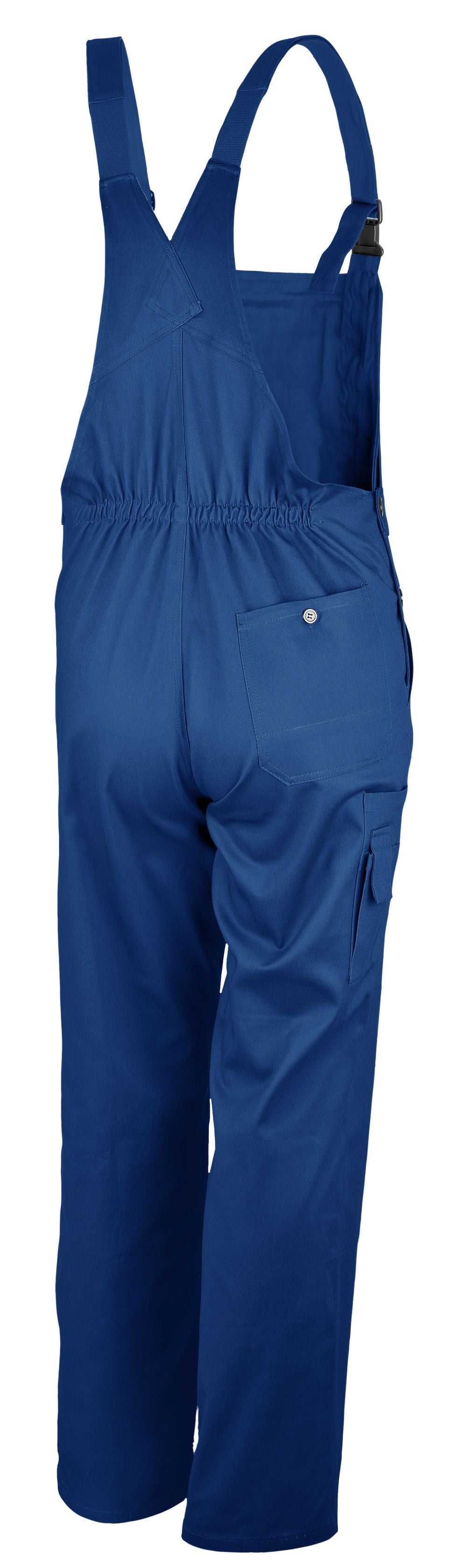 Qualitex - basic pantalon de travail - salopette lavable en pur coton - royal - size 52 - Unisex - 7 poche -résistante à l'usure - Facile d'entretien - 2