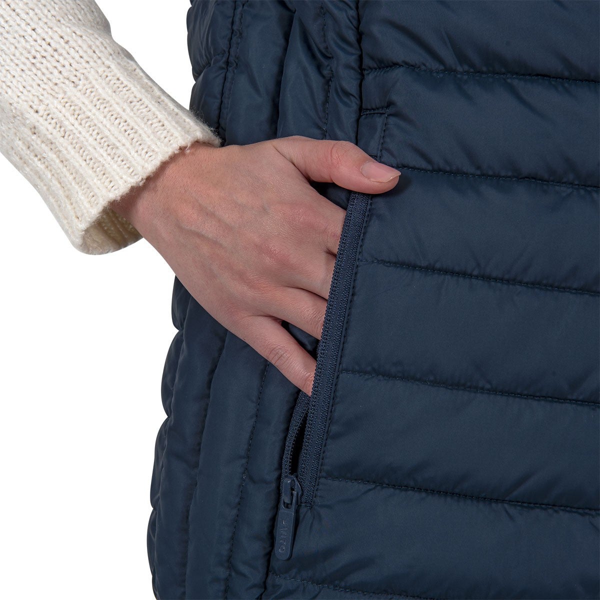 Gilet de travail sans manche Matelassé Bleu Taille XL Veste Doudoune Thermique VITO LOKI - 5