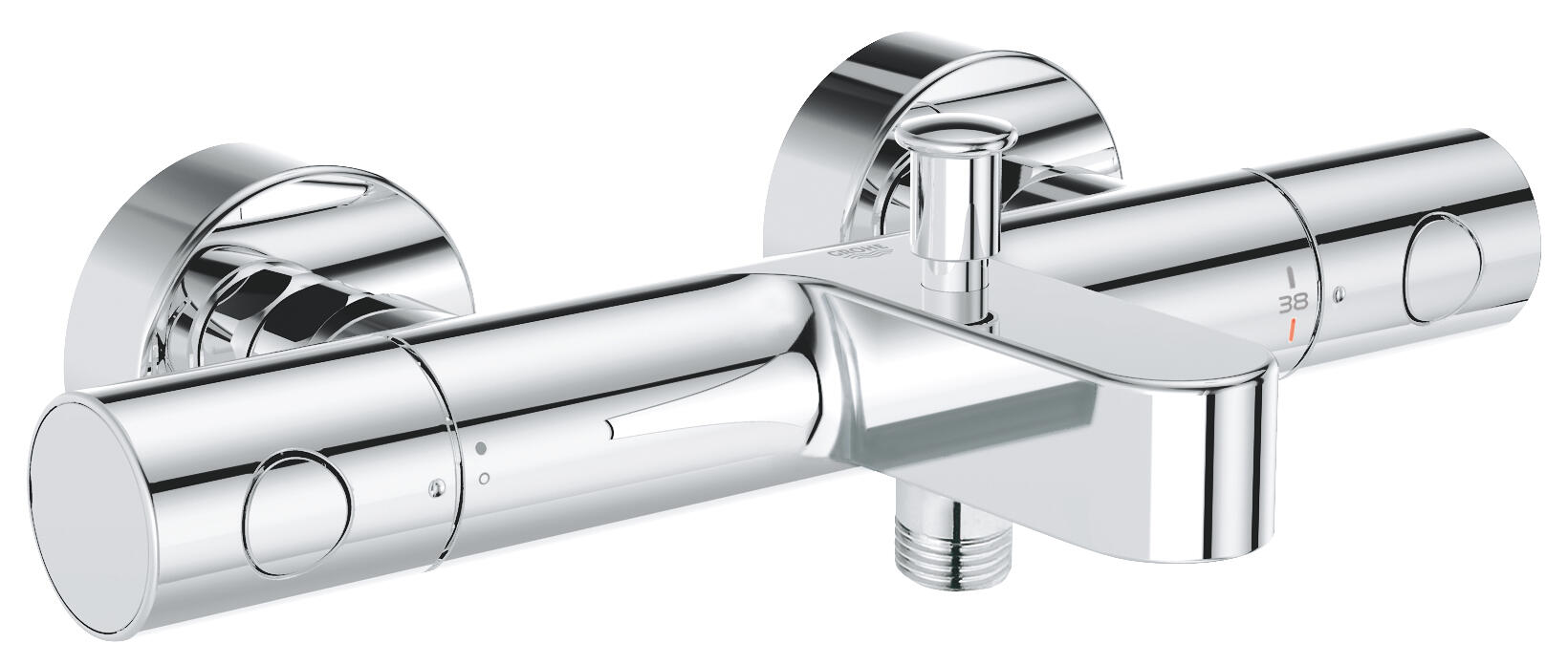 Bateria termostatyczna wannowo-prysznicowa chromowana, GROHE Precision Clova
