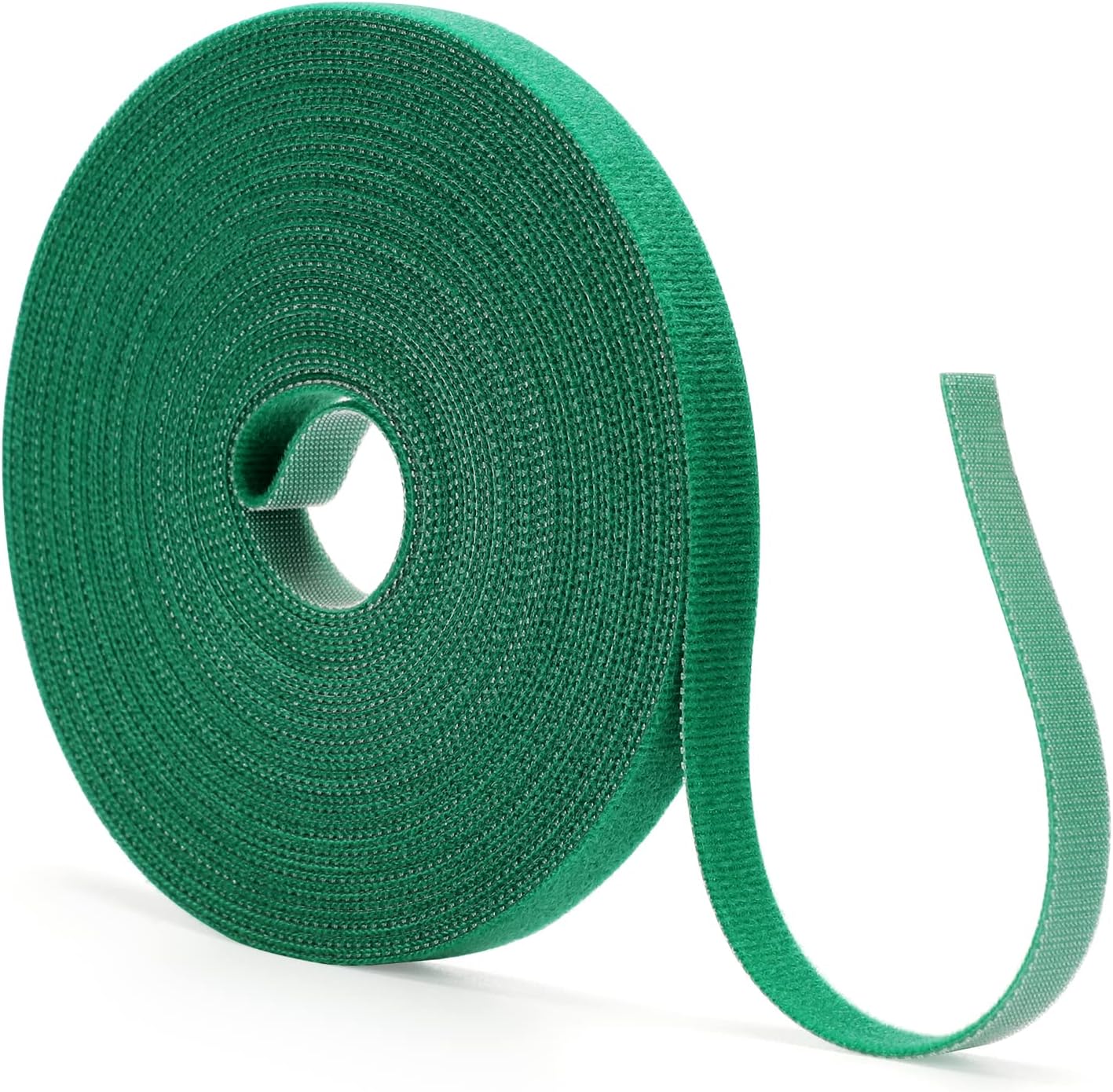 Opaski do roślin ogrodowych 10 m, taśmy mocujące wielokrotnego użytku 12 mm, zielone