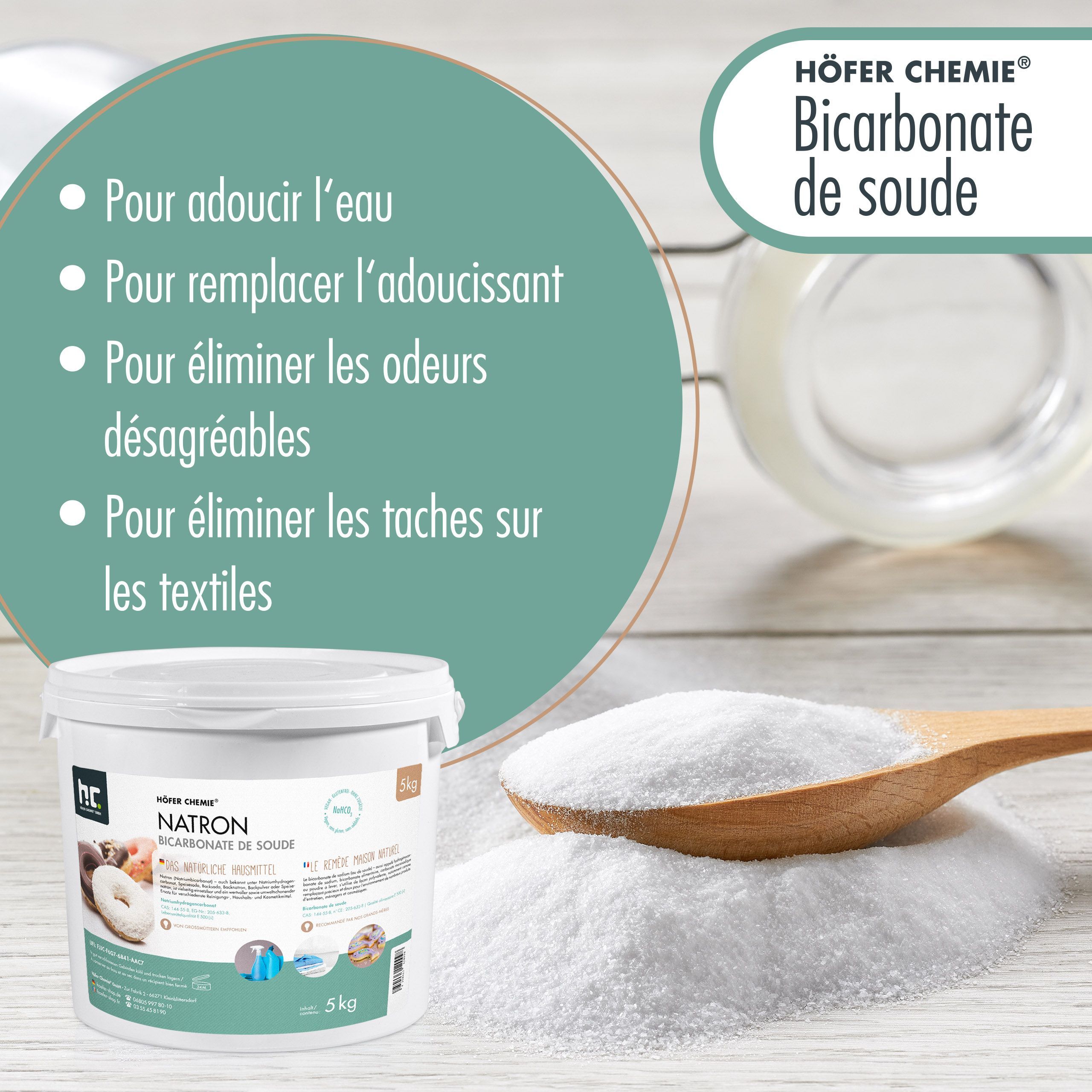 1 x 1kg de Bicarbonate de soude - 7