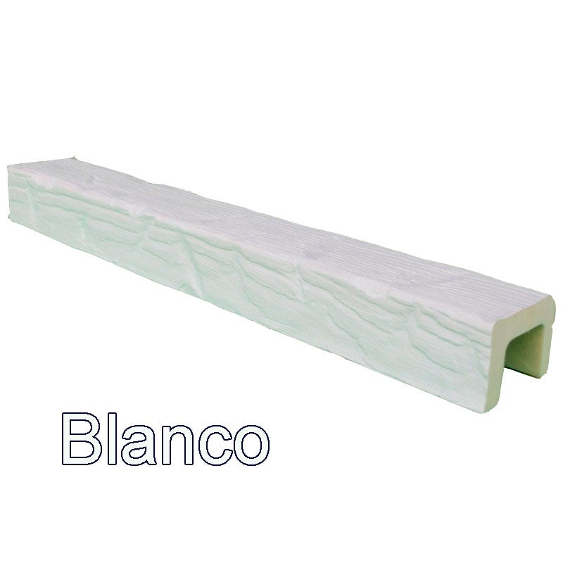 Decoracion Poliuretano  Viga De Imitación Madera Color 7X5x300 Cm Fabricada En Poliuretano Blanco , Leroy Merlin