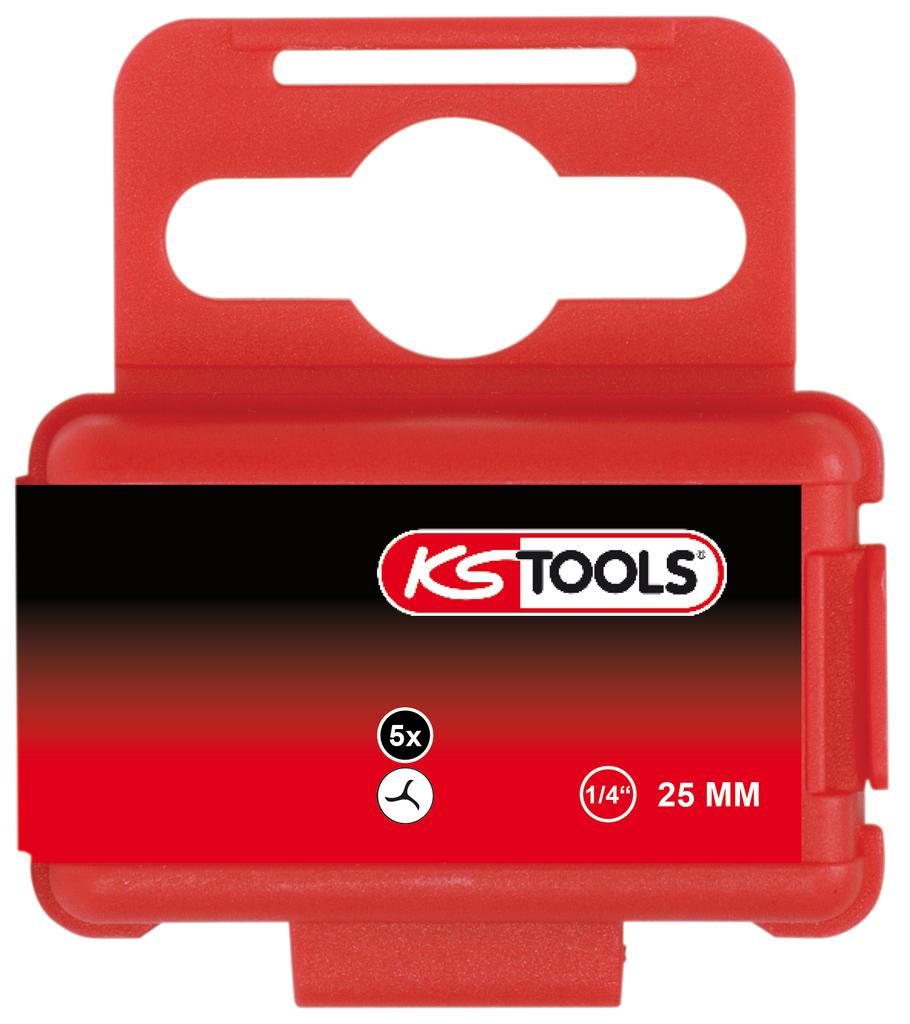 KS Tools Inserti TRIWING 1/4 - Conf. Da 5 Pezzi | Per Avvitatori Manuali E Professionali