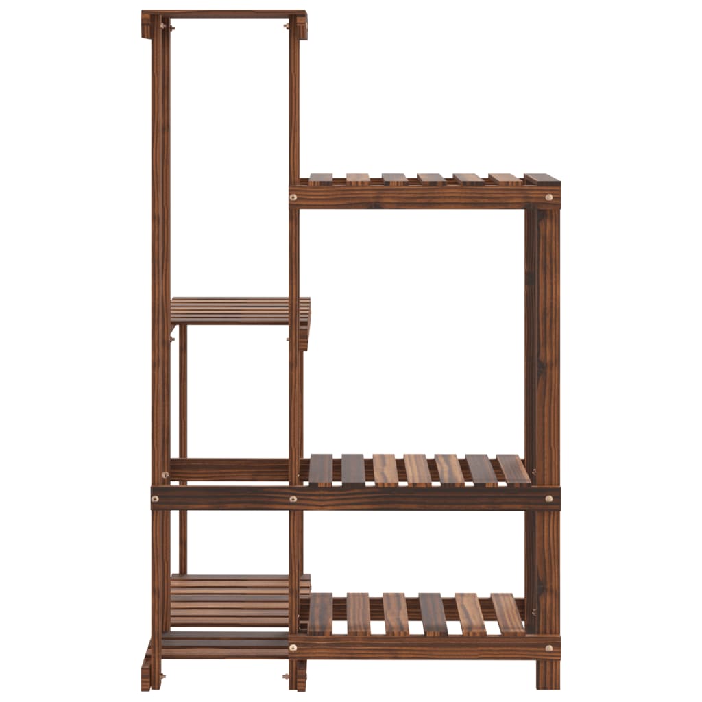 Jardinière | Support à fleurs 62,5x61,5x101,5 cm bois massif de sapin CFW74134 - 4