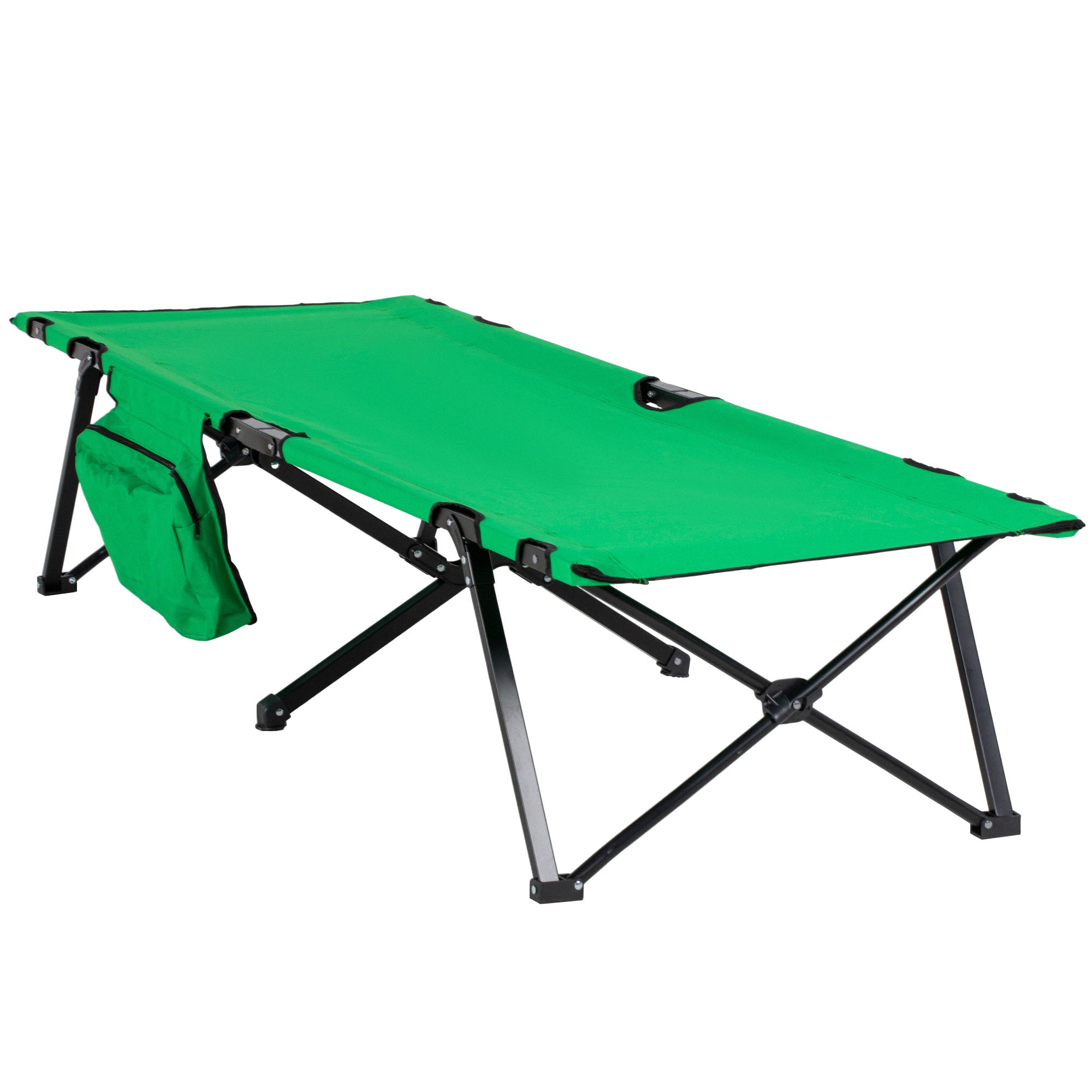 Lit De Camping Pliable, Charge Max 400 Kg, Pliage Rapide, Voyage Et Extérieur