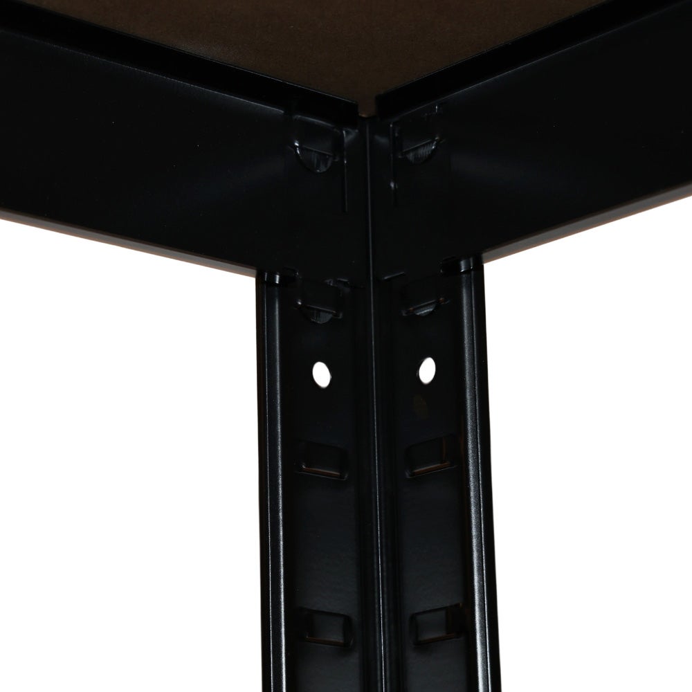 Triple étagère charges lourdes - 2M10 de long -12 plateaux - 210 X 150 - 30 cm - Noir - 7