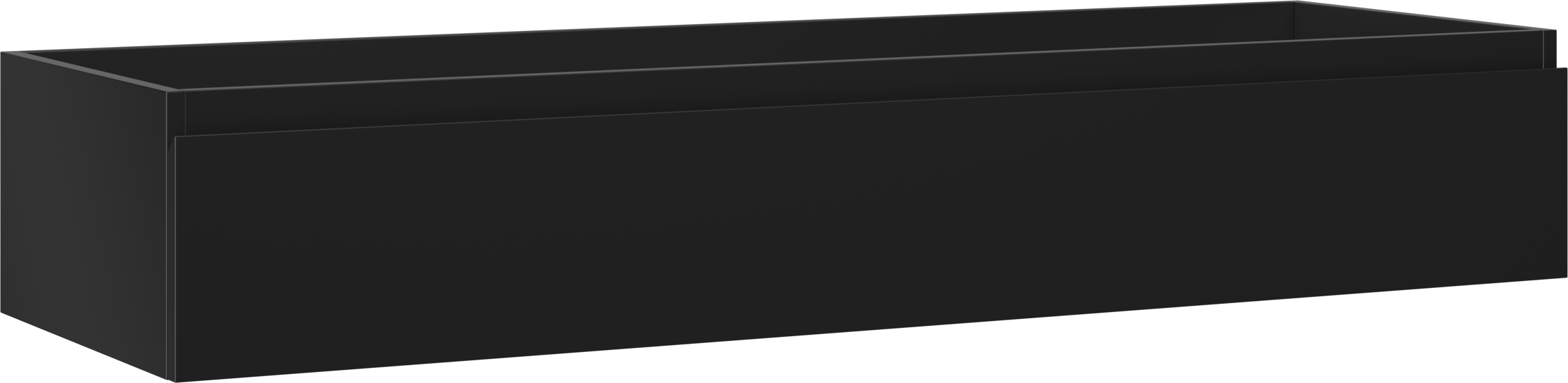 Mexen Orio szafka łazienkowa podumywalkowa 140 cm, 1 szuflada, czarna mat - 91A10-14023-1-BF71