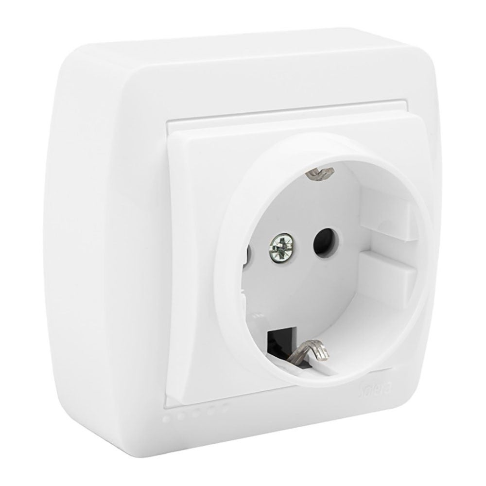 Presa Elettrica SCHNEIDER EPH2800121 2P+T Standard 16A IP20 - Colore Bianco