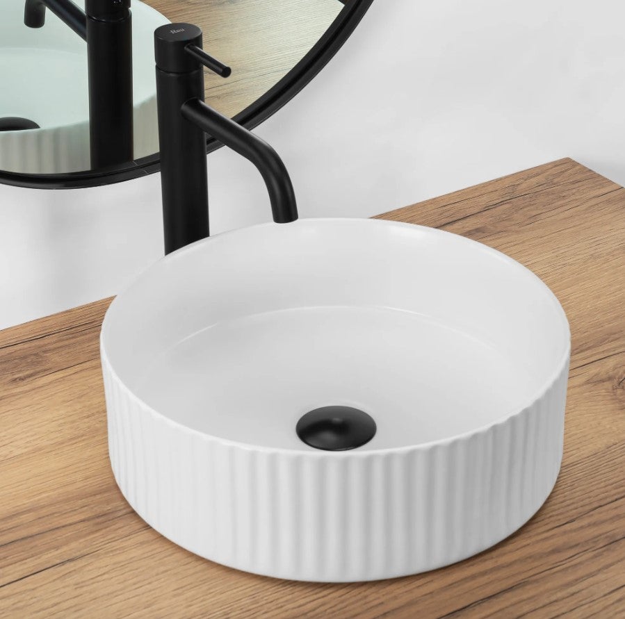 Umywalka Nablatowa Rea Delia Biały 36 X 36 - 6