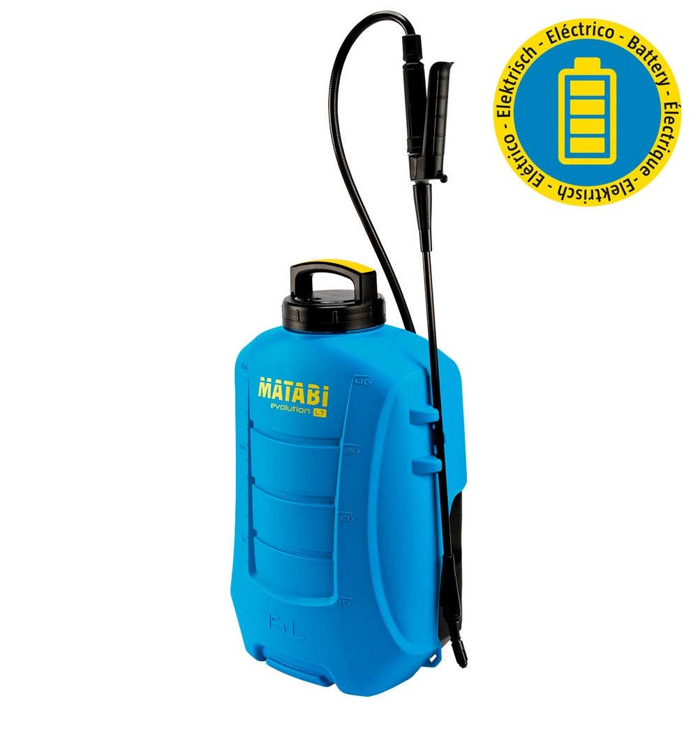 PULVERIZADOR ELECTRICO ESPALDA EVOLUTION MARCA MATABI Leroy Merlin