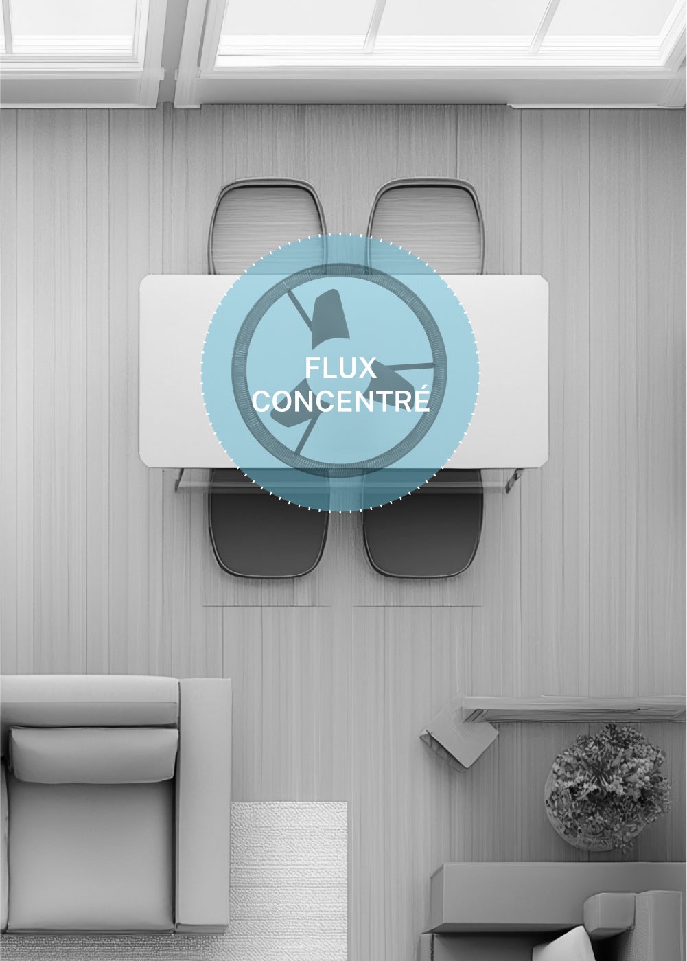 WIND LAMP WOVEN Ventilateur de plafond silencieux 25 W avec éclairage LED Ø 55 cm - 4