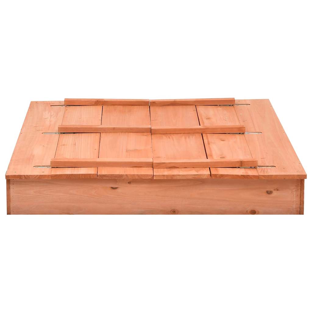 vidaXL Bac à sable Bois de sapin 95x90x15 cm - 2