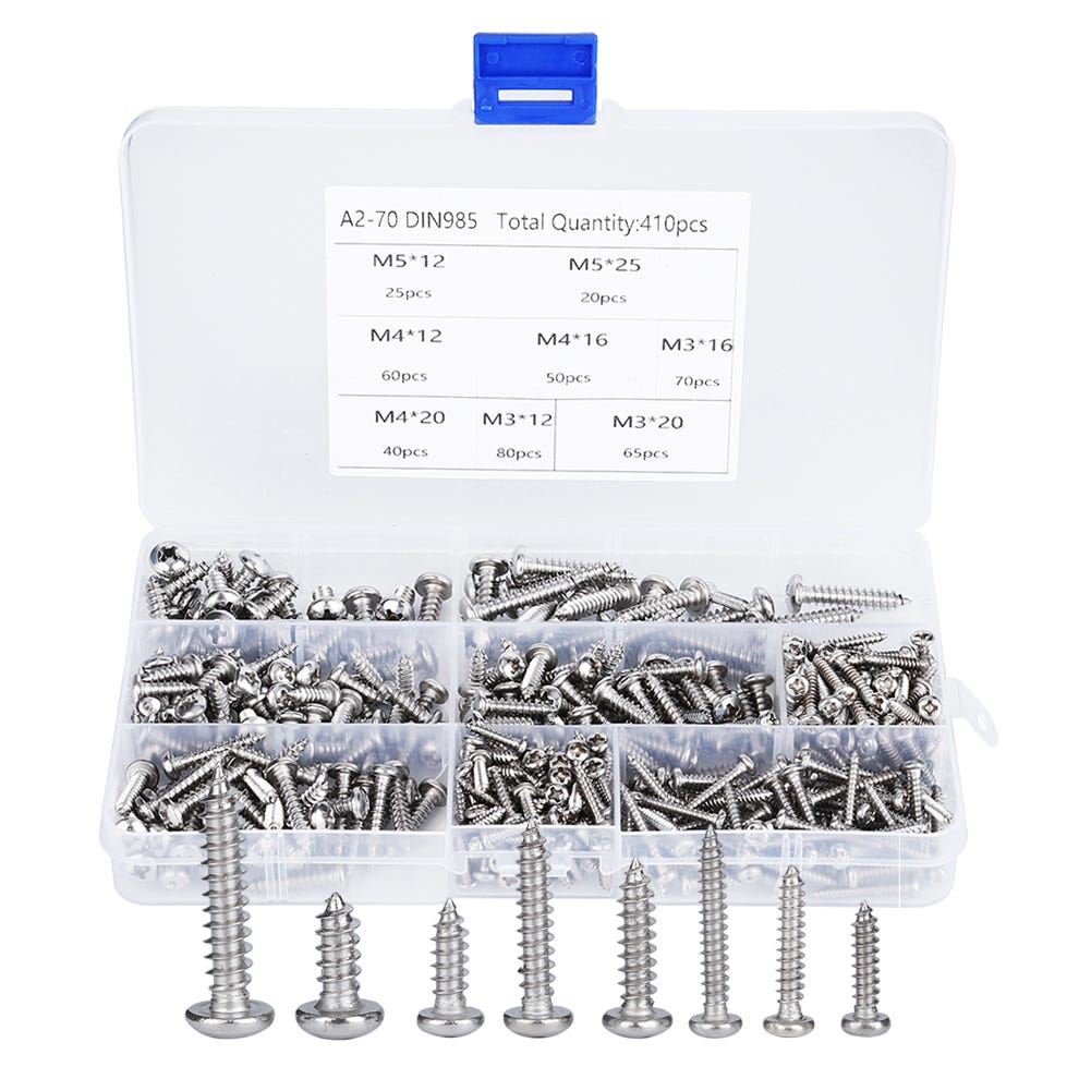 Set Viti Autofilettanti Testa Esagonale DOJA - 100 Pezzi 4.8x19mm Zincate, Con Chiave A Bussola M8 - Foto 4