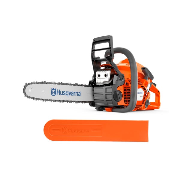 Husqvarna 130 Tronçonneuse 38 cc, guide 35 cm, jardin & bois de chauffage