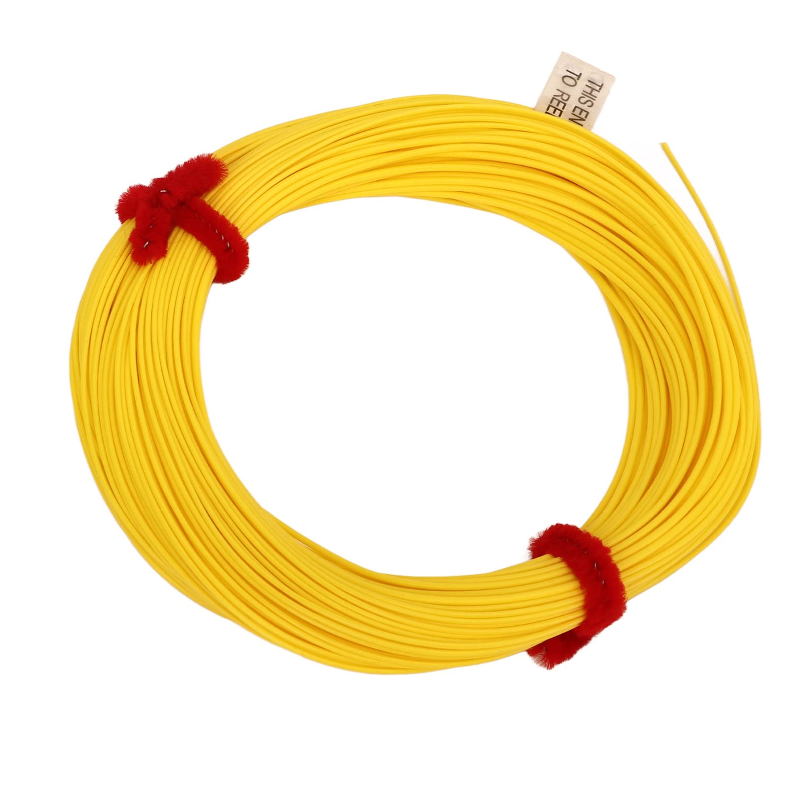 Ligne De Pêche à La Mouche Flottante WF-6F 30m Nylon Multifilament - Orange, Idéale Ruisseau, Rivière, Lac, Poids Avant WF 4 à 8