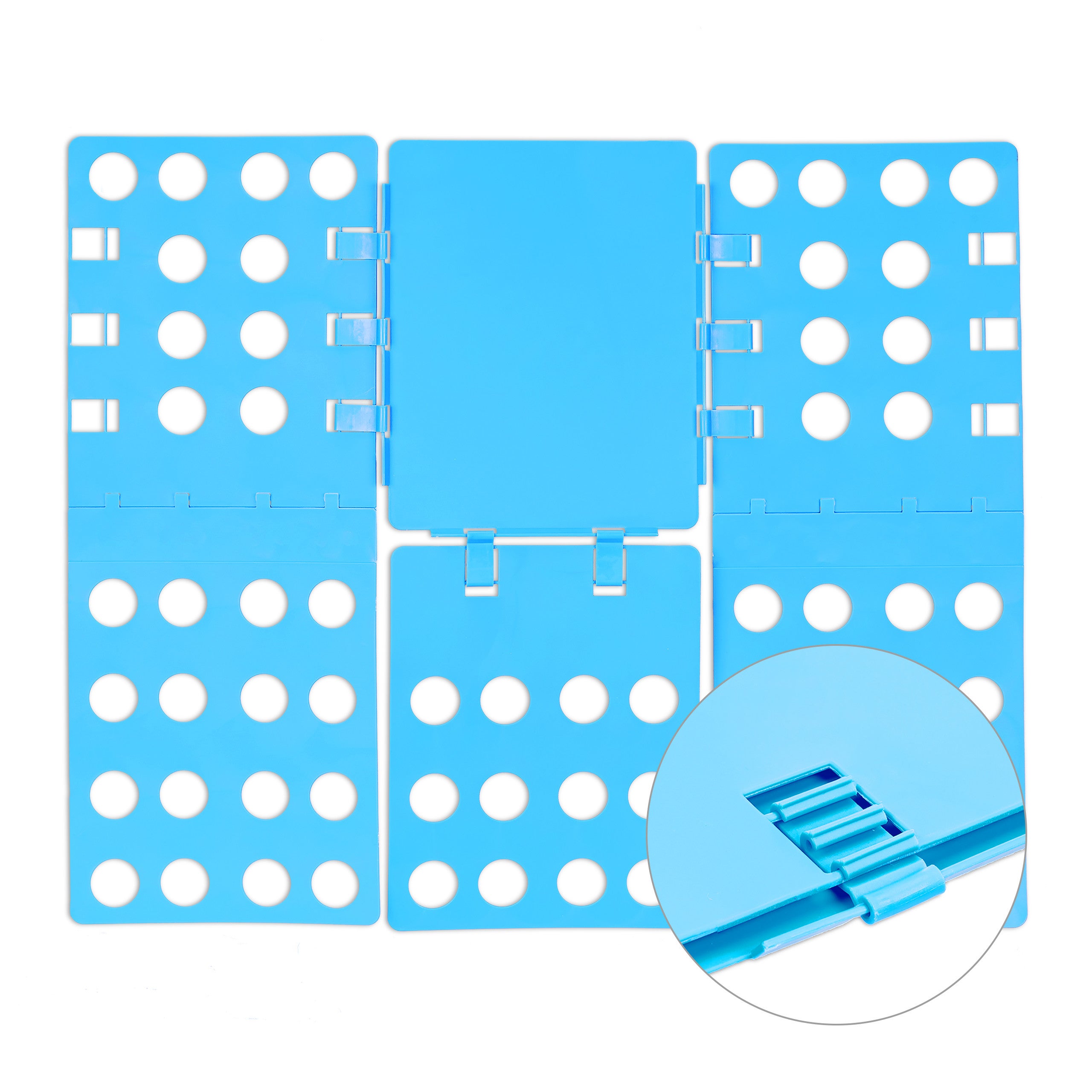 Tavoletta Piega Vestiti Relaxdays - Blu, Per Magliette E Camicie, Sistema Rapido E Ordinato - Foto 3