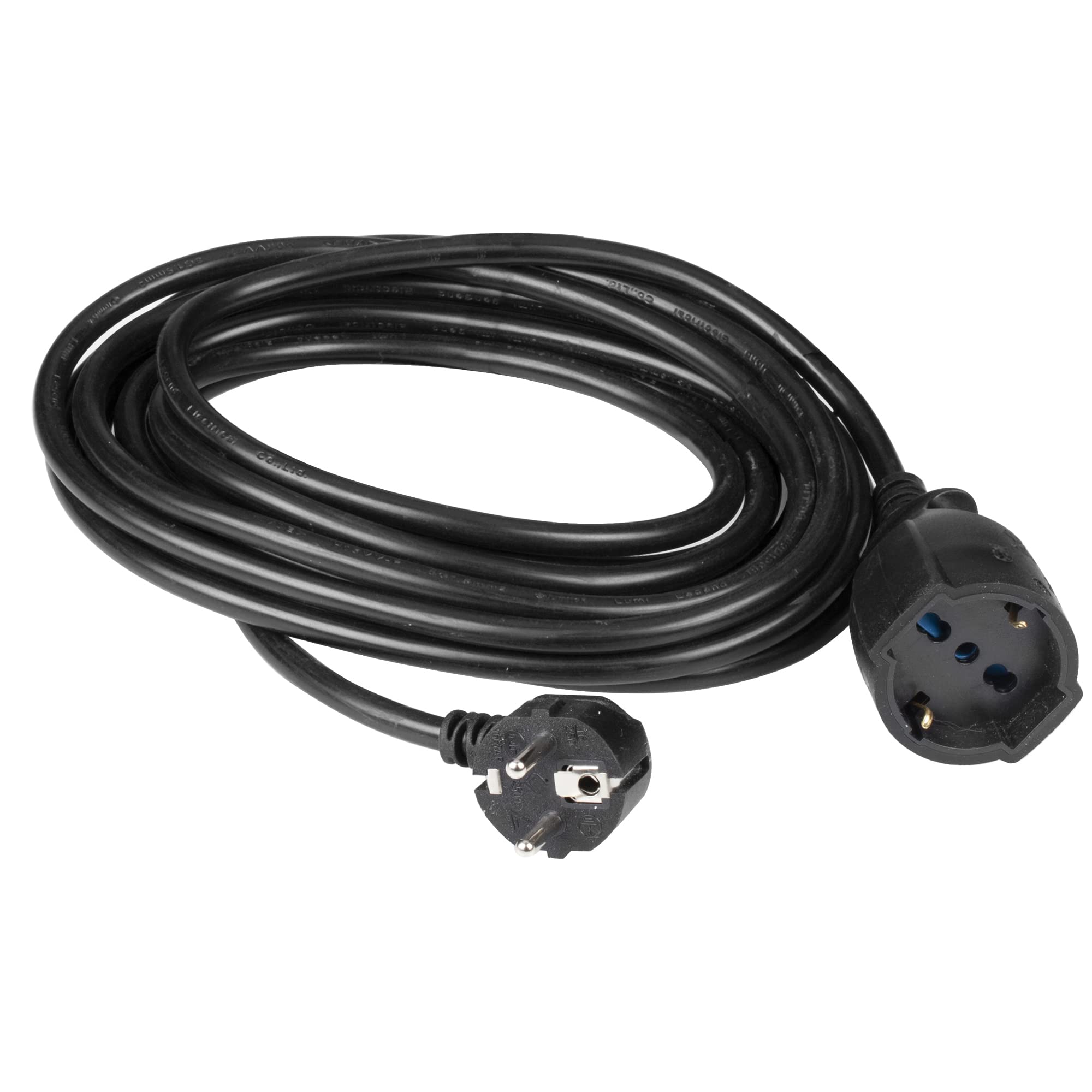 Prolunga Elettrica Poly Pool 5 Metri - Con Interruttore Sicurezza, Spina Salvaspazio | Cavo Bianco H05VV-F 3x0.75mm² - Foto 2