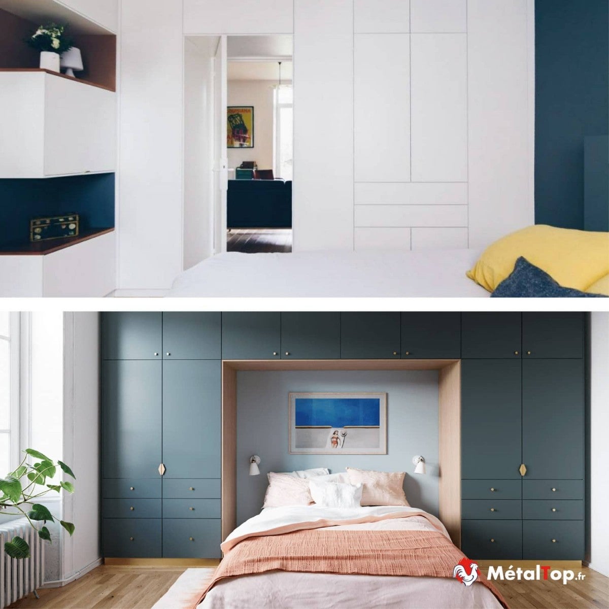 Peinture Dressing - Blanc crème - RAL 9001 - 5 L - Métaltop - 7