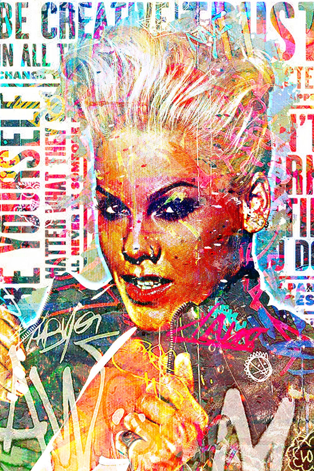 Affiche sérigraphie & tableau mural | LaureLe Design