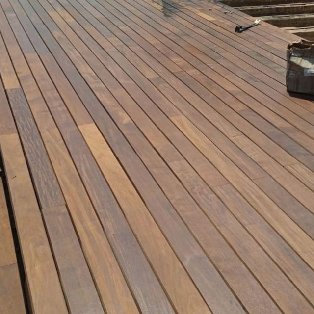 5 m2 Terrasse extérieure en bois d'ipé 20x80x900 mm
