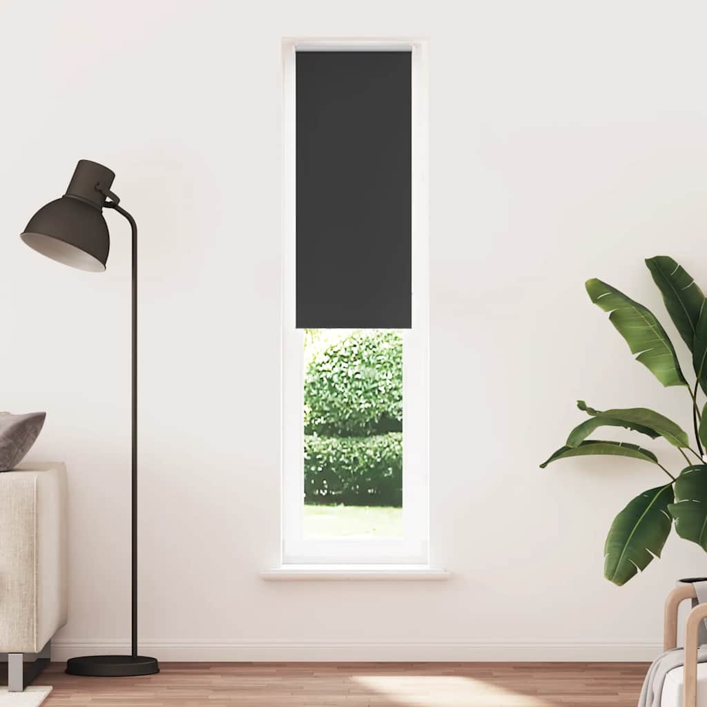 Roleta zaciemniająca czarny 45x210 cm Szerokość tkaniny 40,7 cm vidaXL
