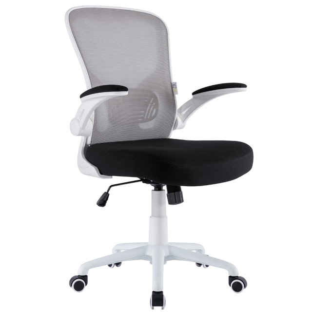 Homy Casa Homy Casa Chaise de bureau pivotante rembourrée en suédine