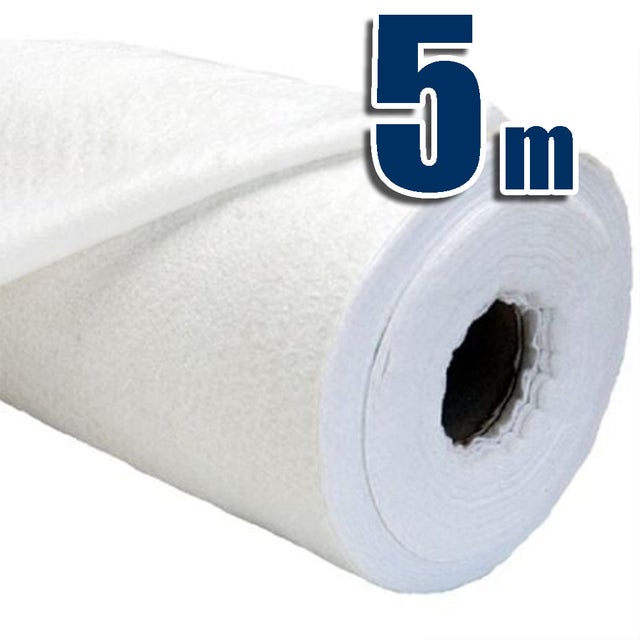 Géotextile polyester 150g/m² Sopgal (5m x 2,2 m) - Tissu non tissé pour la construction et l'étanchéité des sols. Résistant et durable.