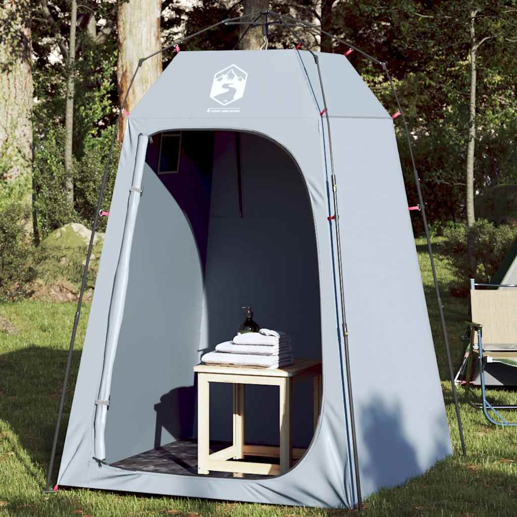 MRTREES Tenda A Pannello In Cotone Spazzolato Grigio 228x228 Cm - Plissettata, Oscurante 50-60%, Per Camere Da Letto E Soggiorni