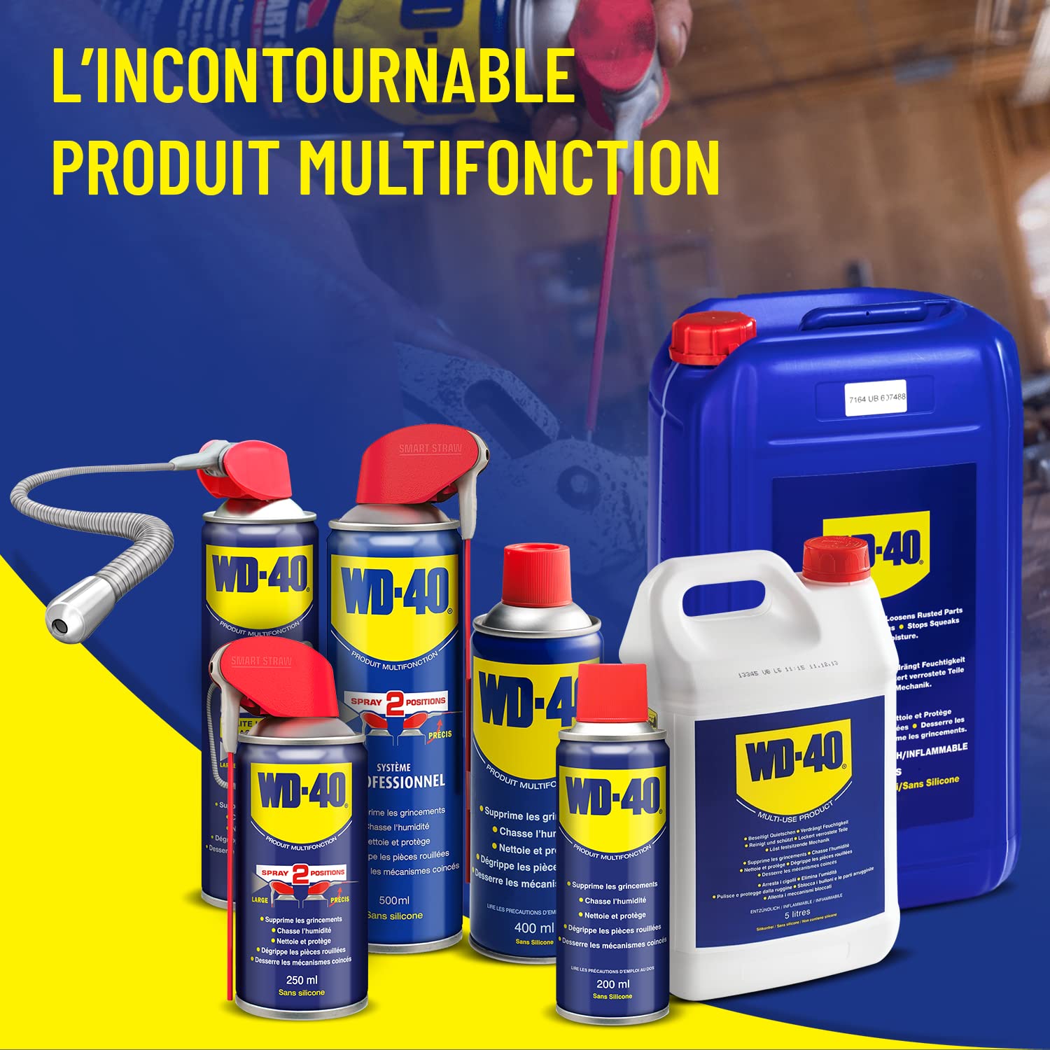 Lubrifiant ml 5000 + Doseur L 0,5 Wd40 - 3