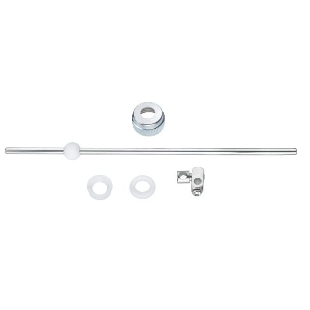 Piletta scarico a saltarello con aste e tappo per lavabo bidet 1 1/4
