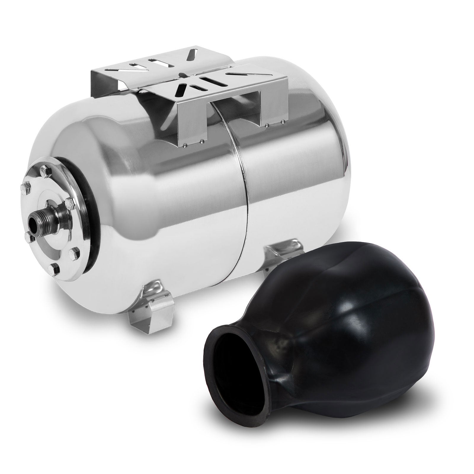 EBERTH Depósito con vejiga a presión 50 l, 6 bar, grupo de sobrepresión, cuba, conexión de 1