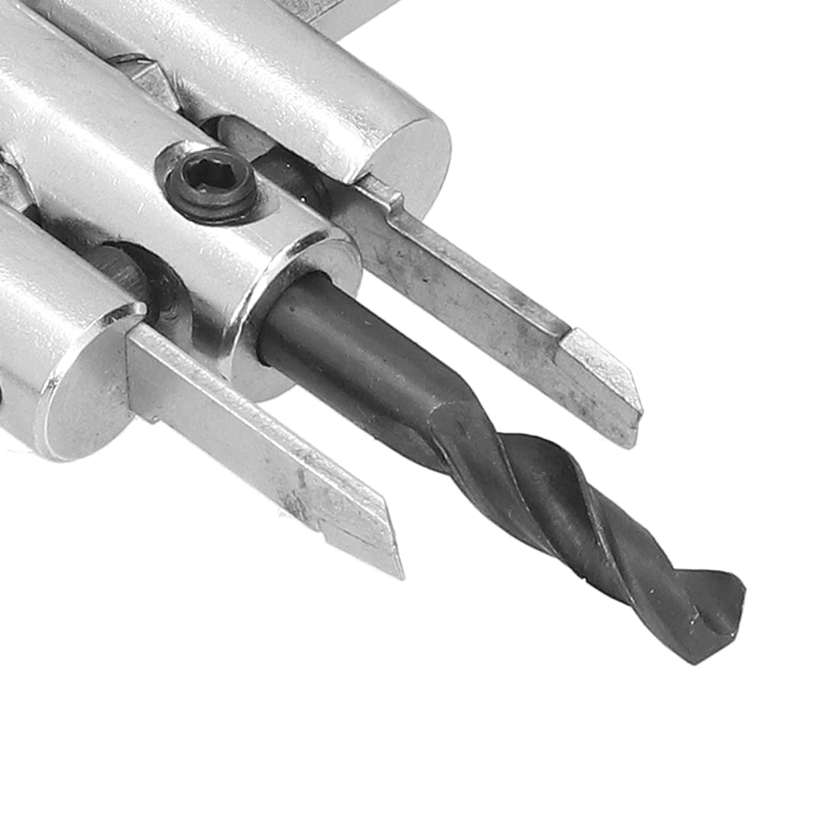 Kit de scie cloche circulaire réglable, foret à bois, coupe ronde, outils de bricolage pour le travail du bois (40-120 mm) - 8