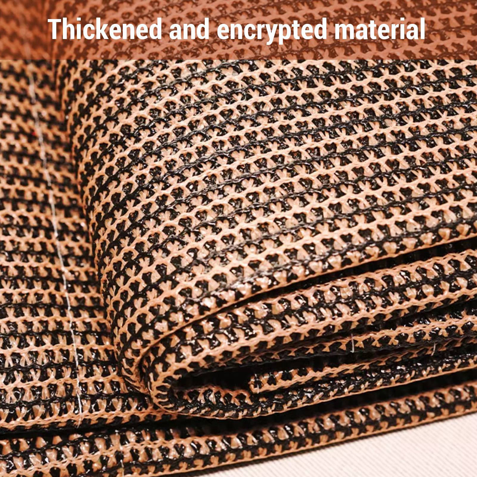 Sun Shade Tissu Polyéthylène Sail Couvercle de la canopée avec 4 cordes pour le patio de jardin extérieur Café de terrasse 3x5 m / 9.84x16,4 pi - 3